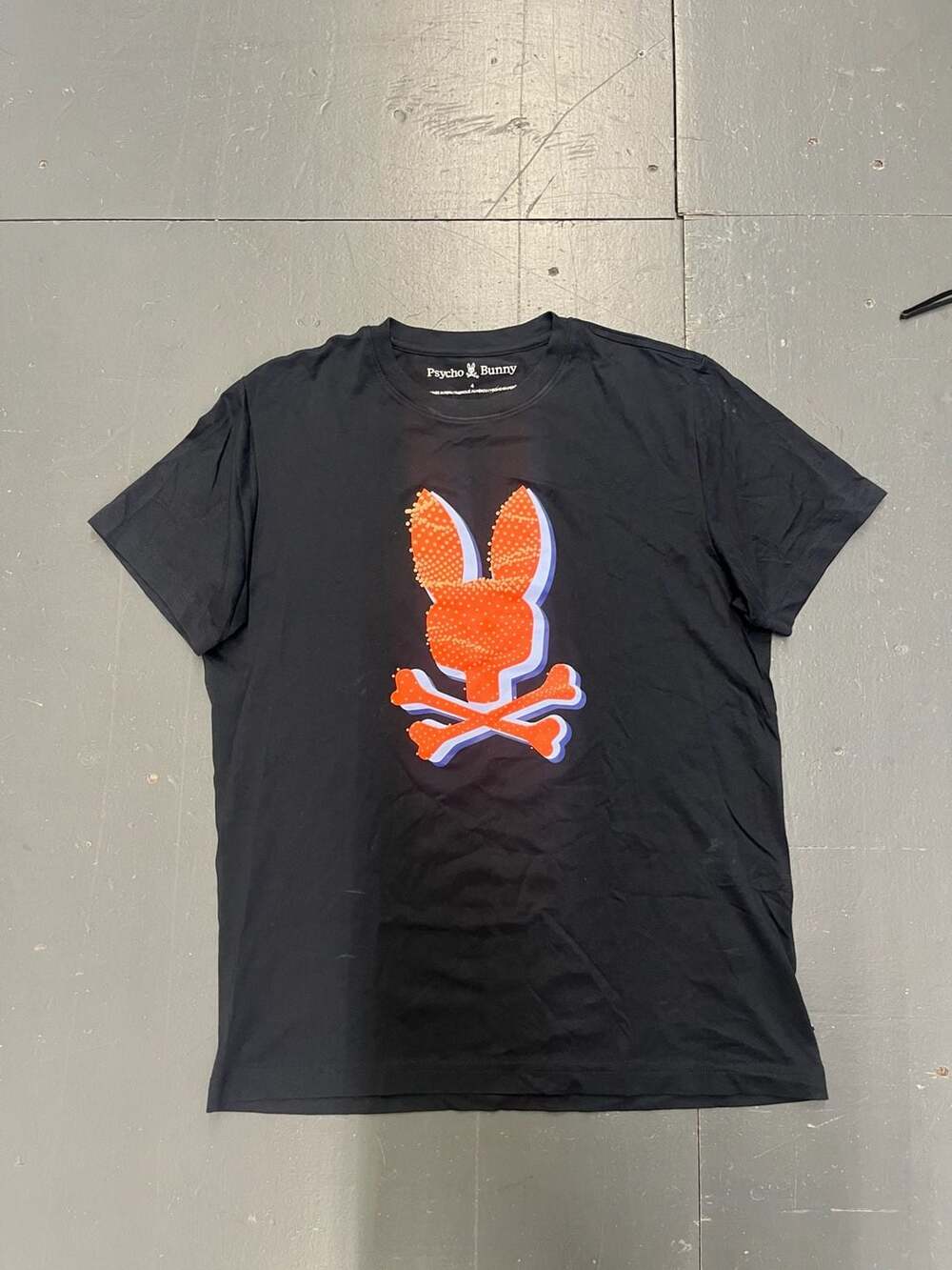 Psycho Bunny Dante Bunny Graphic Puff Print T-Shirt